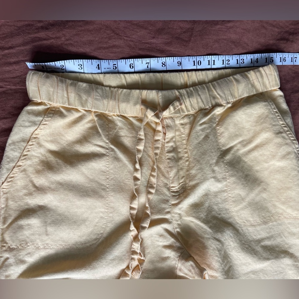 Liz Claiborne Light Tan Linen-Cotton Pants - Picture 3 of 10